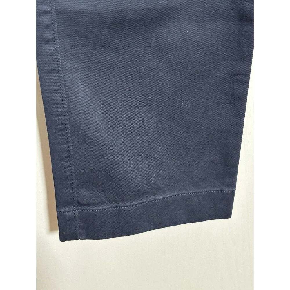 J.Crew Chino Pants Mens 33 32 Blue Navy Athletic Slim Fit New Preppy Office